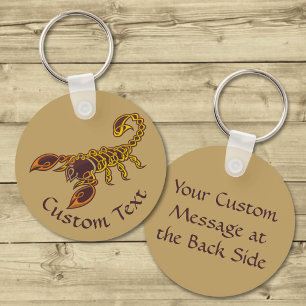 Keltisk Knot Scorpion Keychain Nyckelring