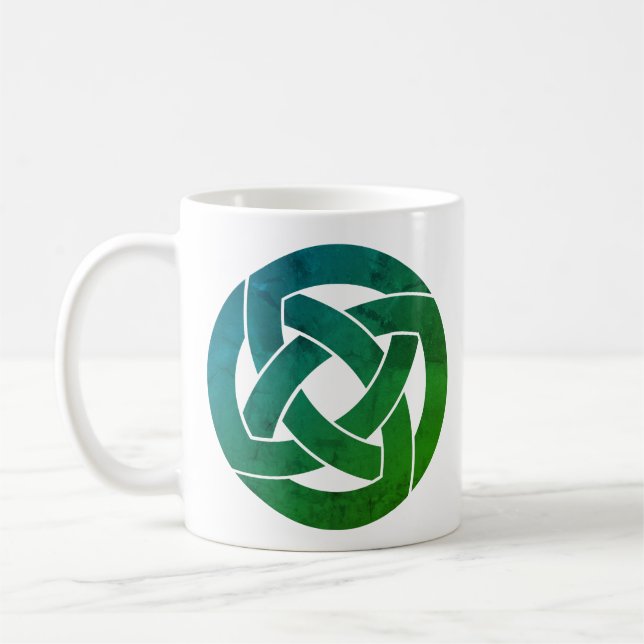 Keltisk knut kaffemugg (Vänster)