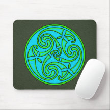 Keltisk konst Spiraldesign Musmattor