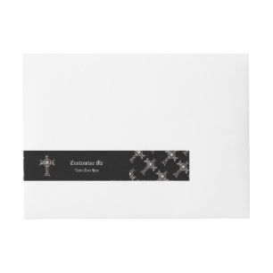 Keltisk Kor och Skull (Silver) Etikettband