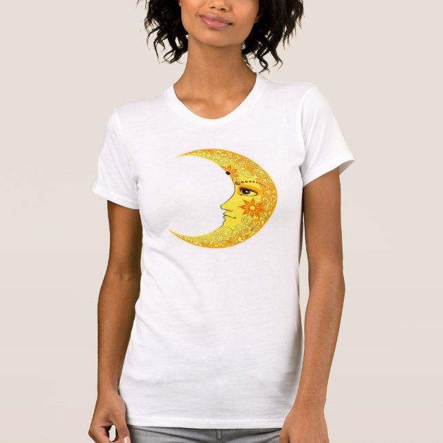 Keltisk måne t shirt (Framsida)