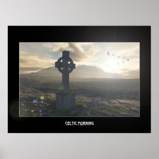 Keltisk morgon poster