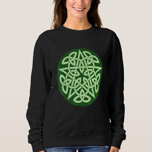 Keltisk ockult Wicca Pentakelknytning T Shirt (Framsida)