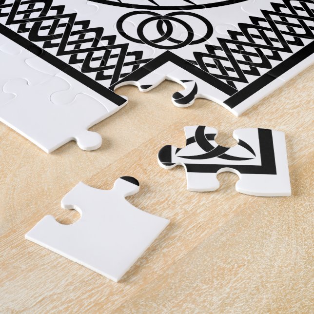 Keltisk ornament Enkel Pussel (Sidan)