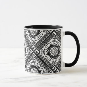 Keltisk prydnadsdiagonal mugg