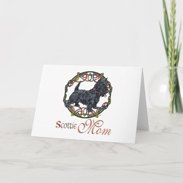 Keltisk Scottish Terrier Mamma Kort (Framsida)