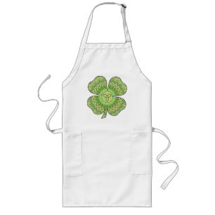 Keltisk Shamrock Apron Långt Förkläde