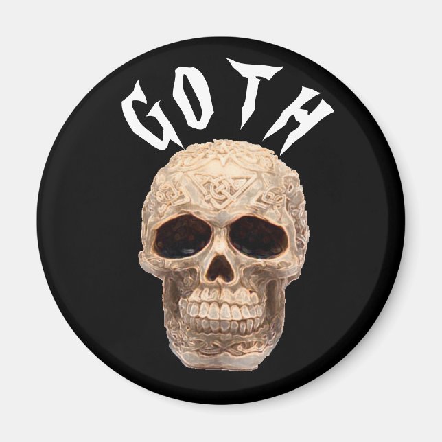 Keltisk skallgoe magnet (Framsidan)