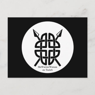 Keltisk sköld, MeWarriorWoman på Twitch Vykort