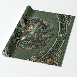 Keltisk Smaragd Fågel & Drak – Förtrollad Fantasy. Presentpapper