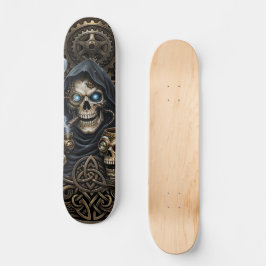 Keltisk Steampunk Dödens Ångel  Mini Skateboard Bräda 18,5 Cm