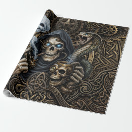 Keltisk Steampunk Dödens Ångel  Presentpapper