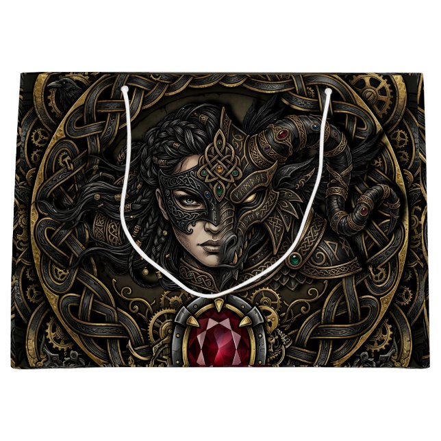 Keltisk Steampunk-krigare.  (Framsidan)