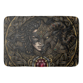 Keltisk Steampunk-krigare. Badrumsmatta