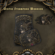 Keltisk Steampunk-krigare.