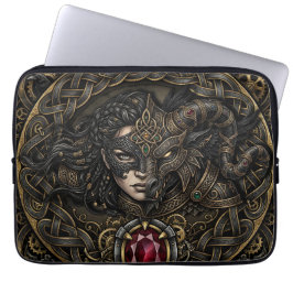 Keltisk Steampunk-krigare. Laptop Fodral