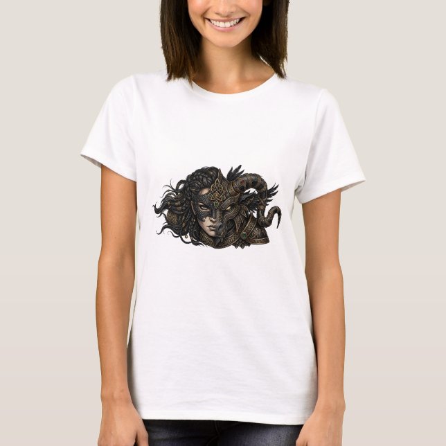 Keltisk Steampunk-krigare.  T Shirt (Framsida)