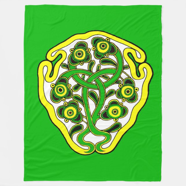 Keltisk symbol fleecefilt (Framsidan)