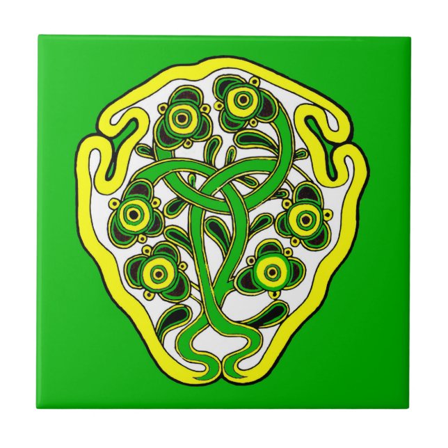 Keltisk symbol kakelplatta (Framsidan)