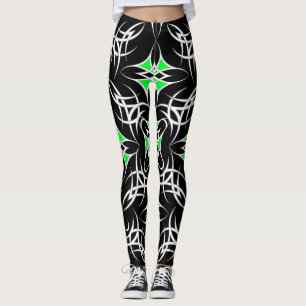 Keltisk Tribal ( Grön ) Leggings