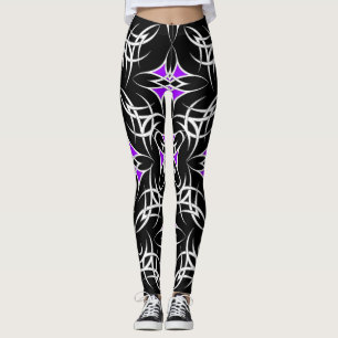 Keltisk Tribal ( Lila ) Leggings