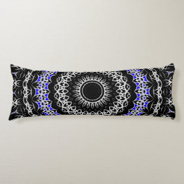 Keltisk tribal mandala (blå) kroppskudde