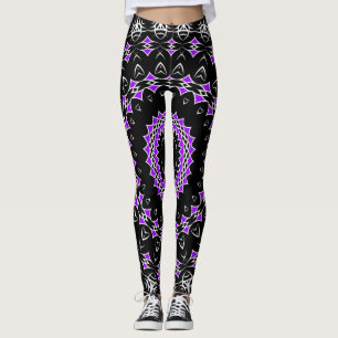 Keltisk Tribal Mandala ( Lila ) Leggings