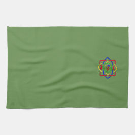 Keltisk triquetra handduk kökshandduk
