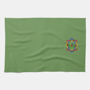 Keltisk triquetra handduk kökshandduk