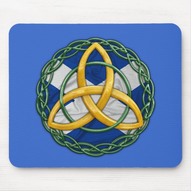 Keltisk triquetra musmatta (Framsidan)