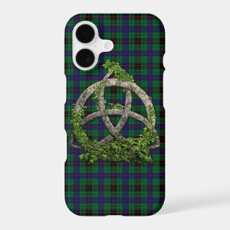 Keltisk triquetra och klan Davidson-tartan