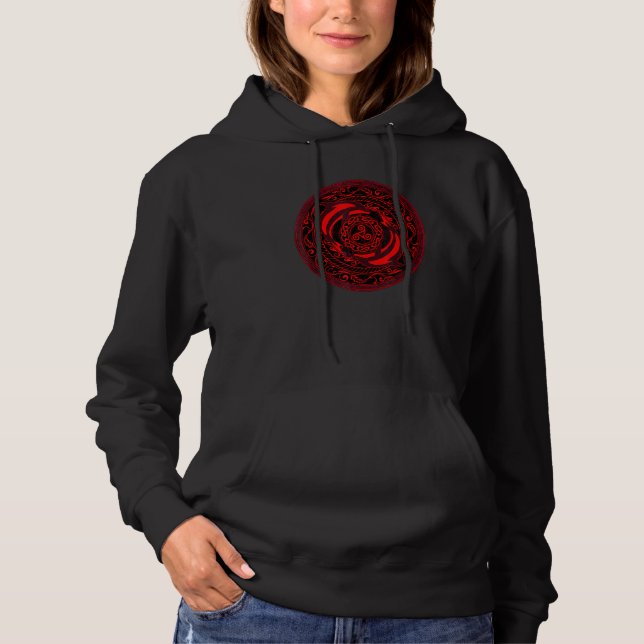 Keltiska Dolfiner Tvillingar T Shirt (Framsida)