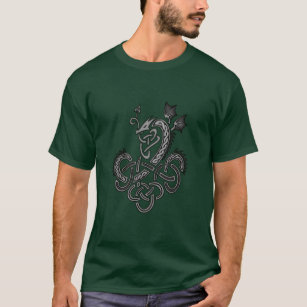 Keltiska draken - Silver T Shirt