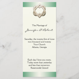 Keltiska hörn på Bröllopsprogrammet Grönt övertoni Program