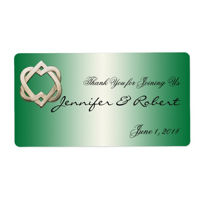 Keltiska hörn på Vattenflaska för övertoning av Gr Fraktsedel (Framsidan)