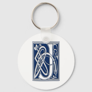 Keltiska J Monogram Nyckelring