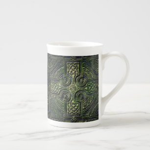 Keltiska knutar St. Patrick's Day Benporslin Mugg