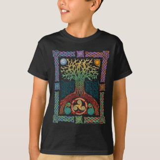 Keltiska Livets träd Tee Shirt
