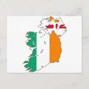Keltiska Nationer Irlands Karta Vykort