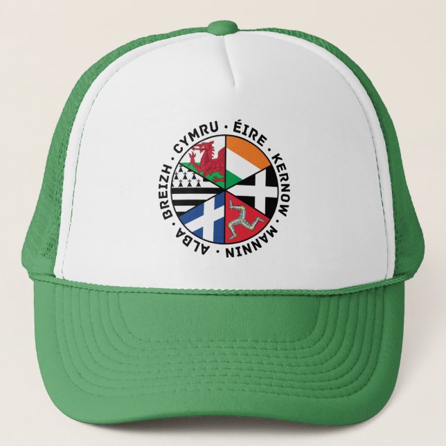 Keltiska nationsflaggor keps (Framsida)