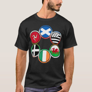 Keltiska nationsflaggor t shirt