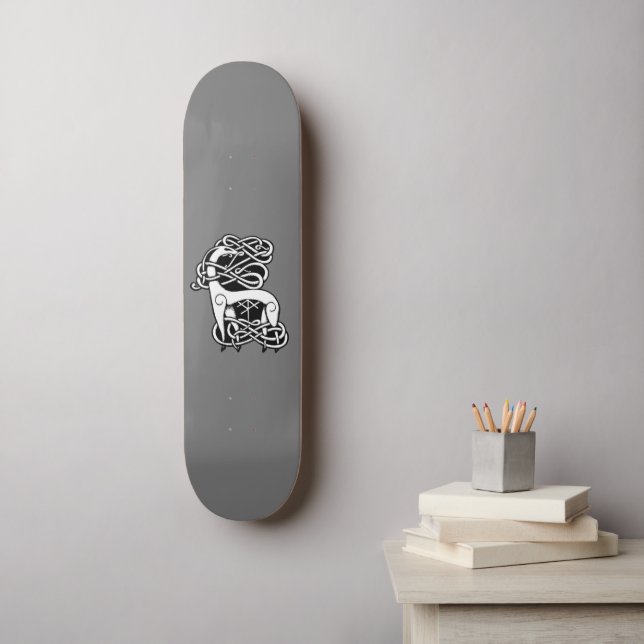 Keltiska/nordiska hjorten Skateboard (Väggkonst)