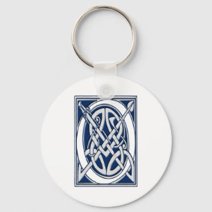 Keltiska O Monogram Nyckelring