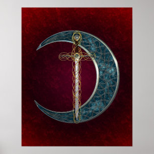 Keltiska ord och Måne Poster