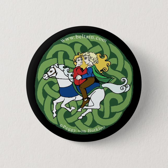 Keltiska Stift och knappar, sido- och nievdesign Knapp (Framsida)