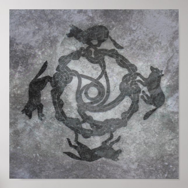 Keltiska Varger Poster (Framsidan)