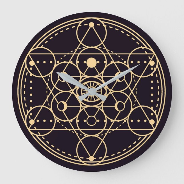 Keltiska/vita symbol stor klocka (Framsida)