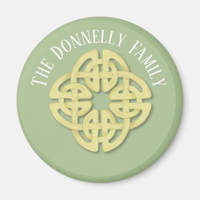 Keltiskt, 2,4-tums runda magnet (Framsidan)