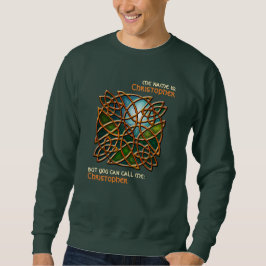 Keltiskt glasmålning 2 (personligt) sweatshirt