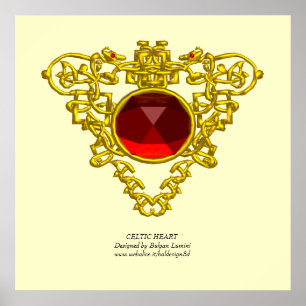 KELTISKT HJÄRTA POSTER